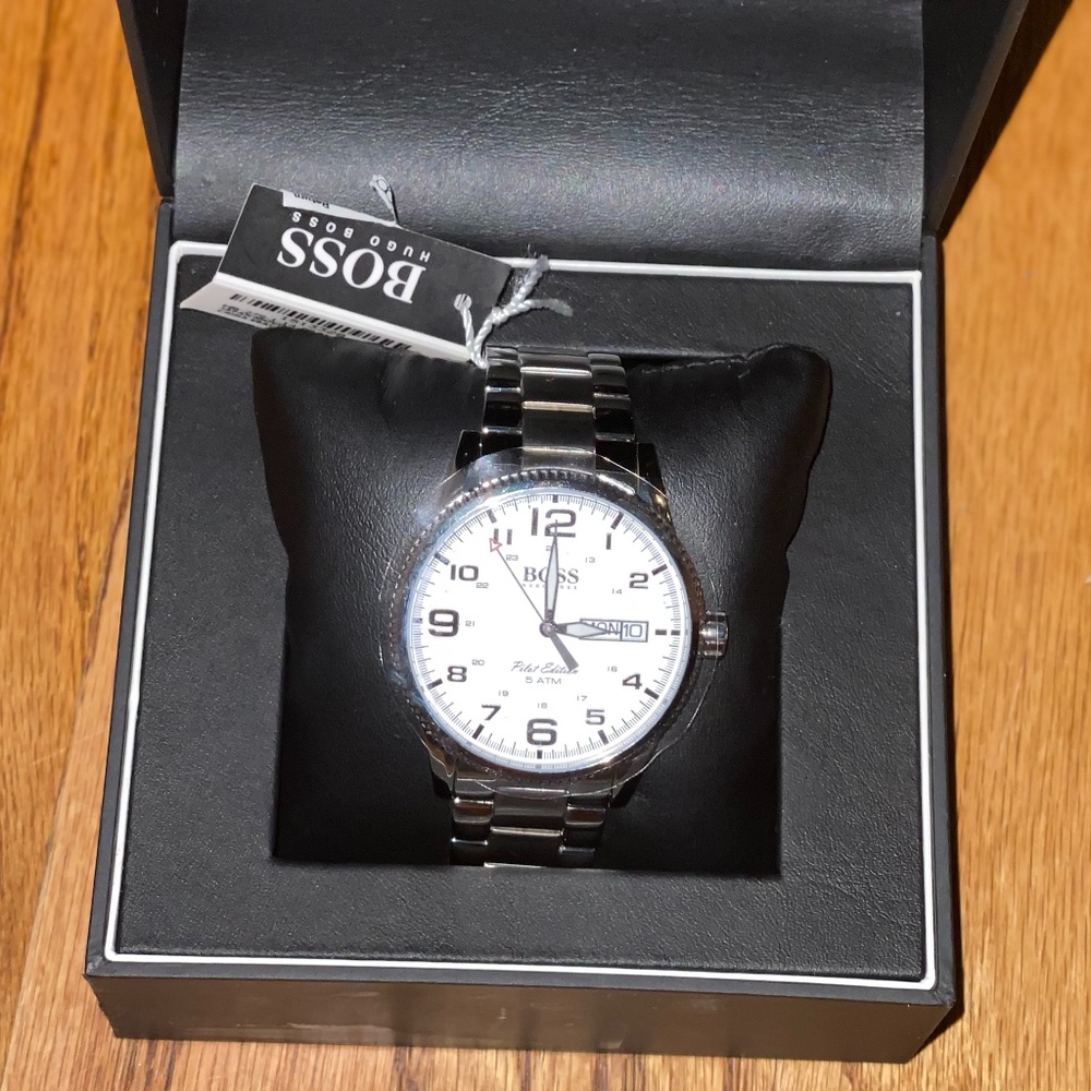 NEW HUGO BOSS Pilot Edition 5 ATM Men's Watch